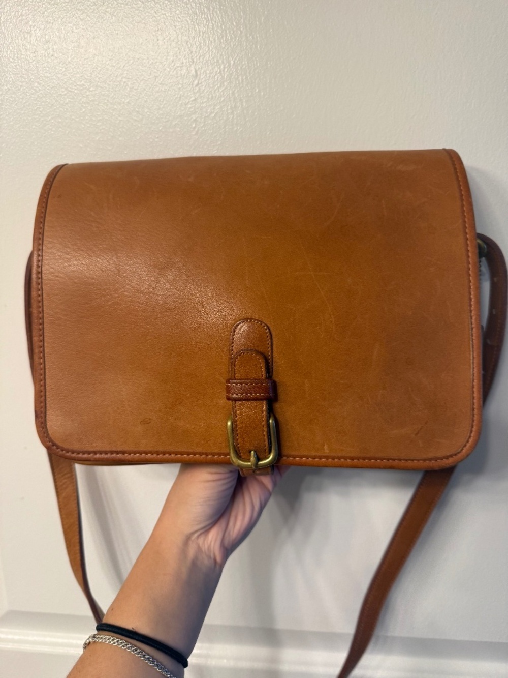 Coach vintage 1980s saddle bag